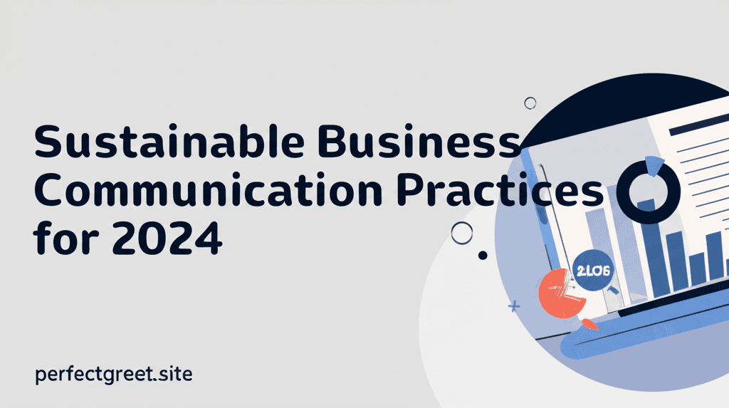 Sustainable Business Communication Practices for 2024